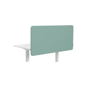 Akustik-Tischtrennwand Softline Salsa, nach unten hängend, Höhe 650 mm, Textil, Breite 1800 mm, grün kaiserkraft