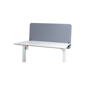 kaiserkraft Divisória acústica de mesa Softline Event, suspensa para baixo, altura 650 mm, têxtil, largura 1000 mm, cinzento claro, Divisória acústica
