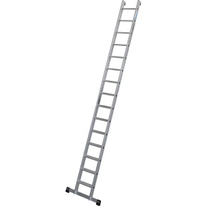 KRAUSE Schwerlast-Anlegeleiter, 80 mm Alu-Stufen, bis 225 kg, 15 Stufen