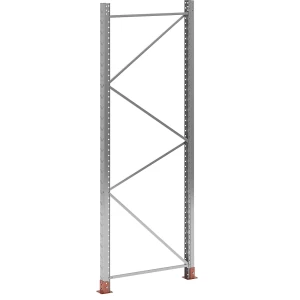 Stützrahmen für Palettenregal Space, verzinkt, HxT 2000 x 800 mm, Traglast 9000 kg kaiserkraft