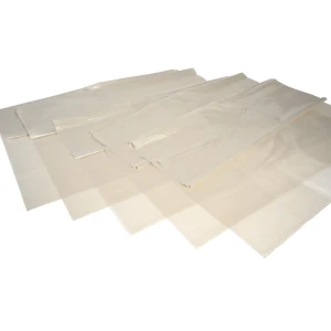 eurokraft basic Großvolumen-Abfallsäcke, PCR LDPE, 1000 l, LxBxH 900 x 600 x 1800 mm, VE 70 Stk, 43 µm, transparent, VE 70 Stk