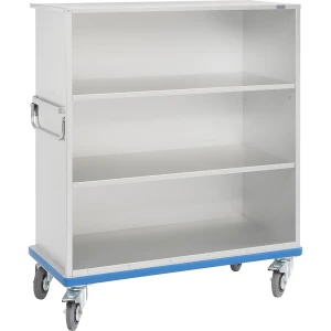 Gmöhling Offener Schrankwagen G®-CUP light E 2601, 3 Etagen, LxB 1270 x 580 mm