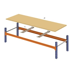 Weitspannregal-Fachebene, mit Spanplatte, BxT 1350 x 1100 mm kaiserkraft
