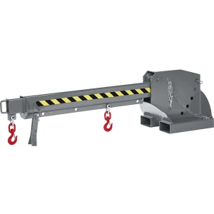 eurokraft pro Teleskoplader, 5fache Höhenverstellung, Tragfähigkeit 1250 - 8000 kg, mausgrau