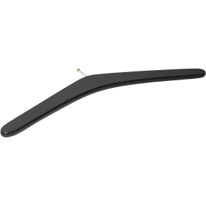 Kleiderbügel Hartholz, HxBxT 174 x 420 x 8 mm, Classic PLUS, schwarz lackiert kaiserkraft