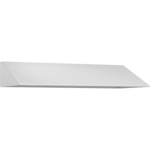 kaiserkraft Cobertura inclinada, AxP 230 x 500 mm, aço, L 4 x 300 mm, branco trânsito, Cobertura inclinada, AxP 230 x 500 mm, aço, L 4 x 300 mm,