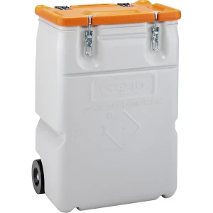 CEMO Recipiente coletor de substâncias perigosas Mobil-Box , capacidade 170 l, CxLxA 400 x 600 x 880 mm, laranja, Recipiente coletor de substâncias