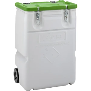 CEMO Recipiente coletor de substâncias perigosas Mobil-Box , capacidade 170 l, CxLxA 400 x 600 x 880 mm, verde, Recipiente coletor de substâncias