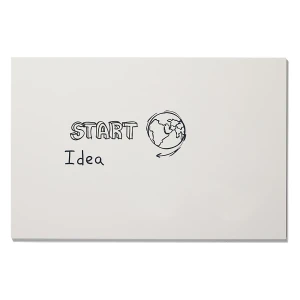 SMIT VISUAL Quadro branco, sem caixilho , aço lacado, branco, LxAxP 1480 x 980 x 3 mm, Quadro branco, sem caixilho, aço lacado, branco, LxAxP 1480 x