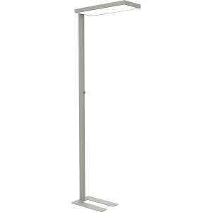 MAUL Candeeiro de pé LED jura com regulação da intensidade luminosa , altura total 1965 mm, prateado, Candeeiro de pé LED jura com regulação da