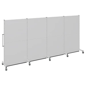 kaiserkraft Parede acústica móvel, para a indústria e o escritório, CxLxA 4000 x 740 x 2021 mm, Parede acústica móvel, para a indústria e o