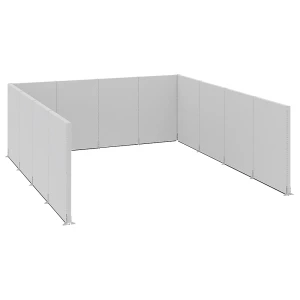 Akustik-Stellwand, Industrie, Komplettmodule, LxBxH 5230 x 5130 x 2000 mm kaiserkraft