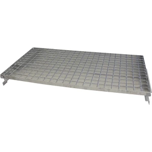 eurokraft pro Fundo em grade , CxLxA 870 x 440 x 25 mm, galvanizado, capacidade de carga 80 kg, Fundo em grade, CxLxA 870 x 440 x 25 mm, galvanizado,