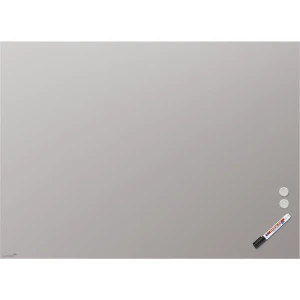 Legamaster Quadro de vidro mate , vidro de segurança, LxA 1200 x 900 mm, cinzento quente, Quadro de vidro mate, vidro de segurança, LxA 1200 x 900 mm,