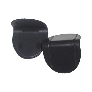 kaiserkraft Cantoneiras de proteção, PP, preto, sem pino, embalagem de 2000 unid., Cantoneiras de proteção, PP, preto, sem pino, embalagem de 2000
