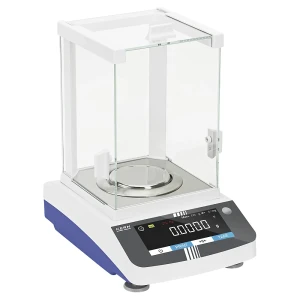 KERN Analysenwaage ADS, Wägebereich bis 2200 g, Ablesbarkeit 0,01 g, Wägeplatte Ø 90 mm