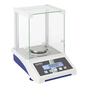 KERN Balança analítica AXS , gama de pesagem até 1200 g, legibilidade 0,01 g, prato de pesagem Ø 80 mm, Balança analítica AXS, gama de pesagem até