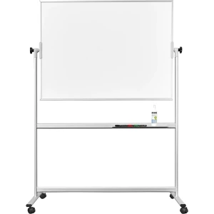magnetoplan Conjunto de quadros brancos tipo SP, móvel , chapa de aço, lacado, com tabuleiro, AxL 1834 x 1920 mm, Conjunto de quadros brancos tipo SP,