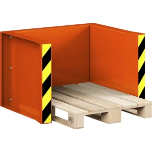 Palettenstation Typ RPS, für 5 Europaletten, reinorange kaiserkraft