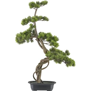 Künstliche Pflanze Bonsai Kiefer, Kunststoffschale, Höhe 700 mm kaiserkraft
