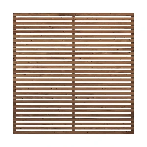 kaiserkraft Vedação Tokyo, madeira, LxA 1800 x 1800 mm, ThermoWood®, Vedação Tokyo, madeira, LxA 1800 x 1800 mm, ThermoWood®. Design dinamarquês.