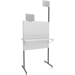 eurokraft pro Divisória de organização , fixa, 4 placas perfuradas, 2 prateleiras, Divisória de organização, fixa, 4 placas perfuradas, 2 prateleiras.
