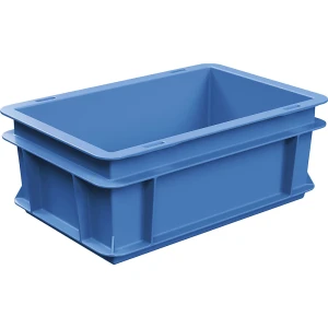 kaiserkraft Contentor empilhável Euro, CxLxA 300 x 200 x 120 mm, azul, embalagem de 10 unidades, Contentor empilhável Euro, CxLxA 300 x 200 x 120 mm,