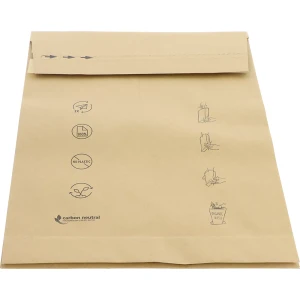 ratioform terra Versandtasche, nassfest DEBAPOST®, retourengeeignet, VE 100 Stk, LxB 430 x 320 mm, ab 5 VE