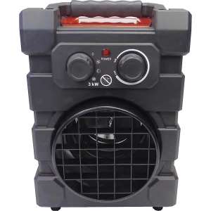 kaiserkraft Aquecedor elétrico, 3000 W, 3 kW, CxLxA 235 x 330 x 350 mm, Aquecedor elétrico, 3000 W, 3 kW, CxLxA 235 x 330 x 350 mm. Potência de