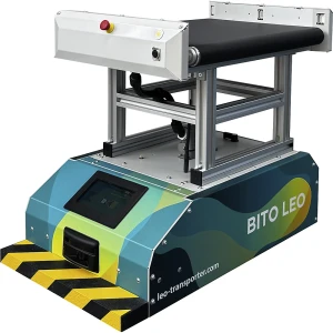 BITO Sistema de transporte sem condutor LEO , Flow com altura fixa, superfície de carga C x L 600 x 400 mm, capacidade de carga 50 kg, Sistema de