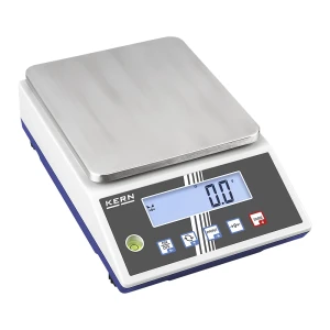 KERN IoT-Line Kompakt-Laborwaage, Wägeplatte 150 x 170 mm, Wägebereich bis 6 kg, Ablesbarkeit 1 g