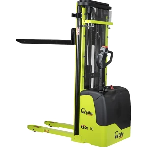 Pramac Empilhadora de lança elétrica GX , mastro triplex, capacidade de carga 1000 kg, altura de elevação 4200 mm, com curso livre, Empilhadora de