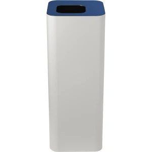Wertstoffsammler Pure, Volumen 60 l, weiß / blau kaiserkraft