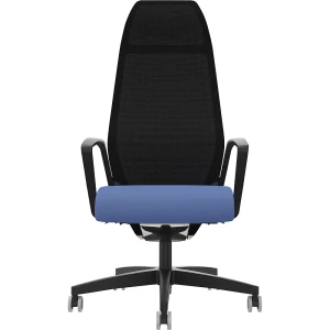 Bürostuhl Selvio 0146 ZÜCO, Netz-Rückenlehne, hellblau