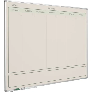SMIT VISUAL Wochenplaner Elegance, englisch, BxH 1200 x 880 mm