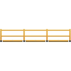 Ampere Rack Mammut Handlauf, 2 Querstangen mit Bodenbarriere, Länge 6000 mm