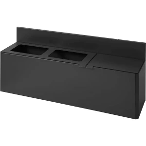 kaiserkraft Contentor de reciclagem Bica Basic, capacidade 3 x 20 l, montagem de parede, antracite, Contentor de reciclagem Bica Basic, capacidade 3 x