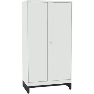 LISTA E-Multicabinet Fächerschrank, Erweiterungsmodul, HxBxT 1970 x 1000 x 580 mm, 2 x 1 Fach, lichtgrau