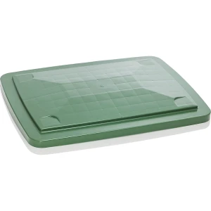 kaiserkraft Tampa para recipientes grandes, para recipientes com dimensões de 400 l, verde, Tampa para recipientes grandes, para recipientes com