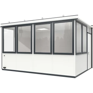 WSM Raumsystem MultiRoom Outdoor Basic, Außenbereich, LxB 4680 x 3390 mm, Elektropaket Starter Plus