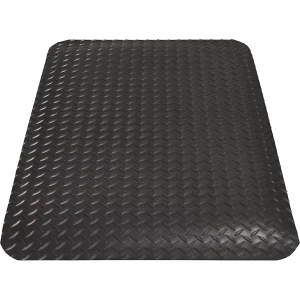 Arbeitsplatzmatte Yoga Deck Ultra, Fixmaße, LxB 900 x 600 mm, schwarz kaiserkraft