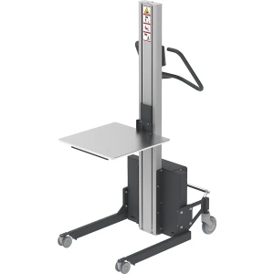 Edmolift Minilift, Stahlplattform 500 x 500 mm, Hubbereich 1220 mm, Tragkraft 125 kg