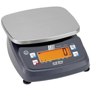 KERN Tischwaage, akkubetrieben, Wägeplatte 230 x 190 mm, Wägebereich 0,001 - 3 kg
