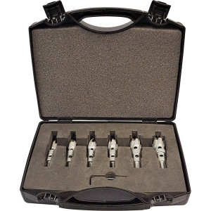Projahn TCT Metall-Lochsägen Set, inkl. Spiralbohrer, Federn, Winkelstiftschlüssel, 18 Teile