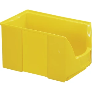 FUTURA-Sichtlagerkasten aus Polyethylen, LxBxH 360 x 208 x 201 mm, VE 8 Stk, gelb kaiserkraft