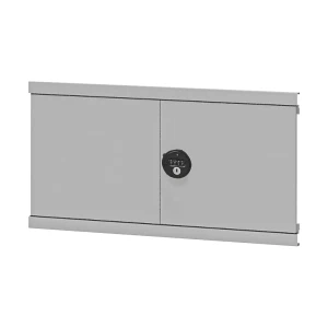 eurokraft pro Porta de batente saliente , cinzento claro RAL 7035, altura de montagem 500 mm, Porta de batente saliente, cinzento claro RAL 7035,