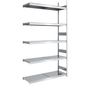 hofe Großfach-Steckregal mit Stahlböden, Höhe 3000 mm, Fachbodenbreite 1500 mm, Fachbodentiefe 600 mm, Anbauregal