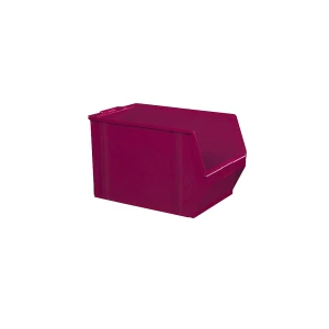 kaiserkraft Caixa de armazenagem à vista em poliestireno, comprimento 500 mm, LxA 309 x 300 mm, UE 2 unid., vermelho, Caixa de armazenagem à vista em