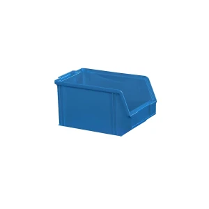 kaiserkraft Caixa de armazenagem à vista em poliestireno, comprimento 230 mm, LxA 146 x 130 mm, UE 60 unid., azul, Caixa de armazenagem à vista em