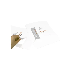 kaiserkraft Película transparente, embalagem de 10 folhas, para formato 100 x 100 mm, Película transparente, embalagem de 10 folhas, para formato 100